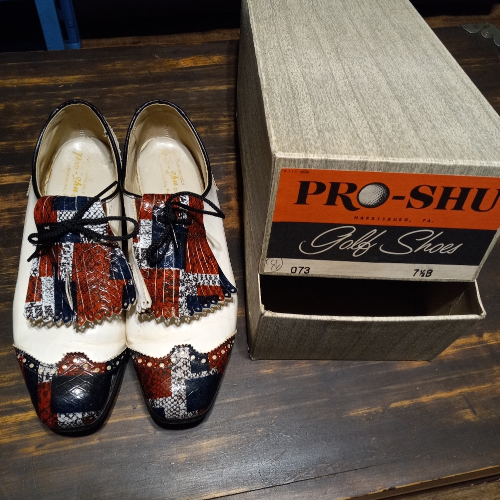 Mens Pro Shu Golf Shoes Size 7 1/2 B